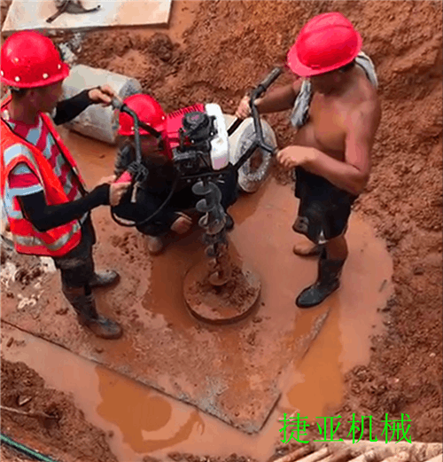 建筑管樁掏孔機清樁深度